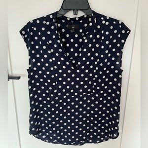 XS J Crew blouse. V-neck